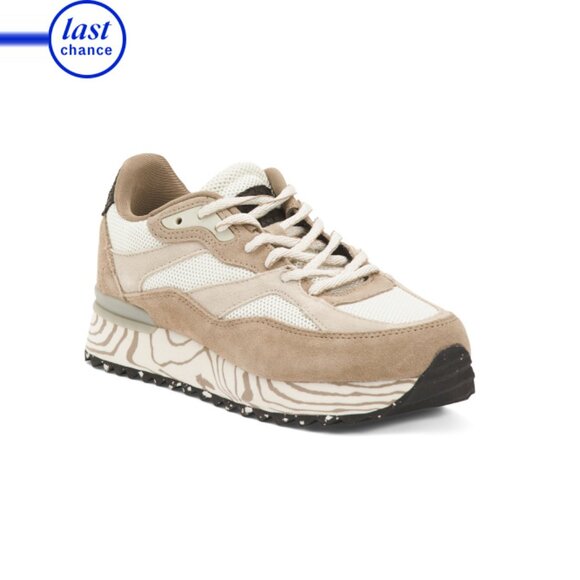 WODEN White/silver Suede Sophie Marble Sneakers - Picture 1 of 2